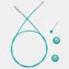 Load image into Gallery viewer, TEAL STEEL SWIVAL CABLE:20CM
