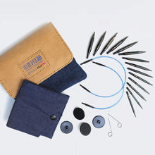 Load image into Gallery viewer, INDIGO WOOD NEEDLE SET
